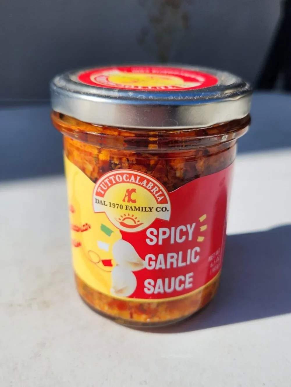 Tutto Calabria Spicy Garlic Sauce in Oil  6.5 oz Kitchen Tools  FAST SHIPPING!